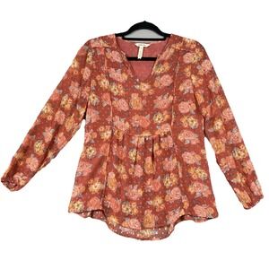 Matilda Jane Blouse Women S Floral Tunic Boho Indie Hippie Peasant Folk